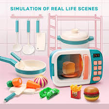 Maybe you would like to learn more about one of these? Cute Stone Microwave Toys Kitchen Play Set Kids Pretend Play Electronic Oven With Play Food Cookware Pot And Pan Toy Set Cooking Utensils Great Learning Gifts For Baby Toddlers Girls Boys Pricepulse