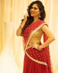 Actress bridal lehenga ,stone work half saree,lehanga style saree photos in my blog,fashionable halfsaree,latest designs half saree 2014. Sherin Shringar In Half Saree Hot And Spicy Photos Photos Hd Images Pictures Stills First Look Posters Of Sherin Shringar In Half Saree Hot And Spicy Photos Movie Mallurepost Com