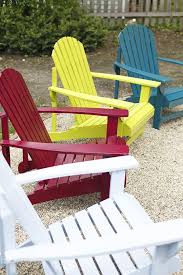 How To Spray Paint A Wooden Adirondack Chair Painted Outdoor Furniture Wooden Adirondack Chairs Wooden Patio Chairs