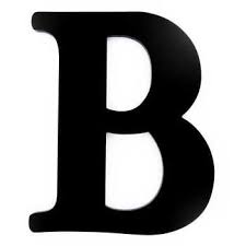 Black Wood Letter Hobby Lobby Wood Letters Wood Initials Mdf Letters