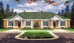 Both units of this plan have their own 1,199 square feet, which offers 3 bedrooms and 1.5 bathrooms. Beautiful 3 Bedroom Duplex In Many Sizes 51114mm Architectural Designs House Plans