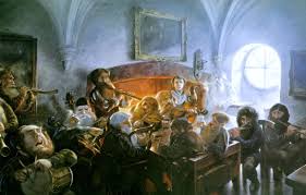 By John Howe Bilbo Looks Quite Bemused Hobbit Party The Hobbit Tolkien Art