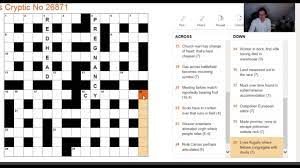 Play online or print at home. Beginner Video Solving The Times Crossword On 1 Nov 2017 Youtube
