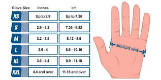 gordini gloves size chart batan
