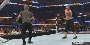 Wwe fans should know by now that a steel chair near the squared circle isn't there solely for seating purposes. Jo N Stewart Hits Wwe Wrestler John Cena With A Chair On Make A Gif