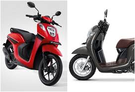 Rem depan menggunakan disc, sedangkan. Kredit Motor Honda Genio