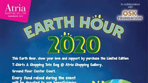 Earth hour, which started in australia in 2007, is set to be observed by millions of supporters in 187 countries, who will turn off their lights at 8.30pm local time in what organisers dubai, march 24, 2018: Earth Hour 2020 Atria Shopping Gallery Ticket2u