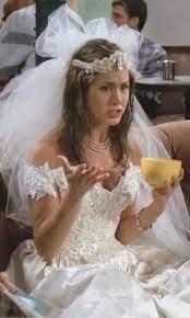 Friends The One Where It All Began Green Wedding Dresses Wedding Dress Costume Rachel Green Friends