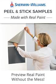 Overwhelmed By Paint Color Peel Stick Samples Take Out All The Guesswork Made With Genuine Sherwin William Paint Colors For Home Paint Colors Paint Samples