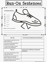 Writing Mini Lesson 4 Run On Sentences Rockin Resources Writing Mini Lessons Run On Sentences Elementary Writing