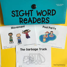 3 groups for elementary school: Sight Word Readers
