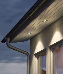 First of all, you need to identify the areas in the soffit where you want to install the lights. Recessed Led Soffit Light In Aluminium Ip44 To Wash Walls Below Roofline
