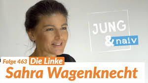 Die 1969 in jena geborene sahra wagenknecht ist eine der führenden politikerinnen der partei die linke und seit september 2009. Sahra Wagenknecht Die Linke Uber Rassismus Ausbeutung Transformation Der Wirtschaft Folge 463 Jung Naiv