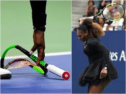 Serena williams is an american professional tennis player who has held the top spot in the women's tennis association (wta) rankings numerous times over her stellar career. Serena Williams Smashed Us Open Racket Expected To Sell For 50 000 Business Insider