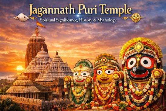 Jagannath Temple Puri Odisha with Lord Jagannath and Jaap Pro App