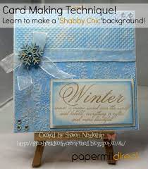 Or a splash of colour. Make Your Own Shabby Chic Background Card Making Tutorial