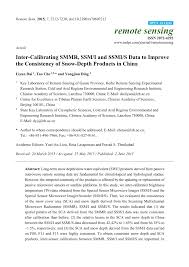 • make sure that any replacement certificate with default status has all the services needed by the other certificates being used. Pdf Inter Calibrating Smmr Ssm I And Ssmi S Data To Improve The Consistency Of Snow Depth Products In China