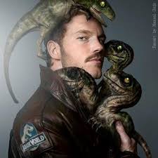 owen grady blue shirt