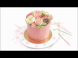 Buttercream Flower Cake Comment Faire Des Fleurs En Creme Scrapcooking Youtube Decorations De Gateaux Dessert Creme Au Beurre