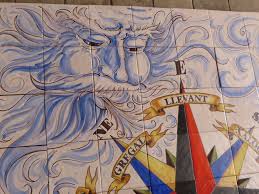Mural de Cerámica «Rosa de los Vientos» – Cerámicas Claur