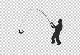 Fishing Rods Fisherman Png Angle Biggame Fishing Black Black And White Computer Icons Png Computer Icon Tshirt Logo