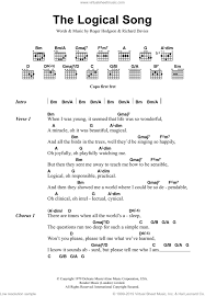 The lyric to hold on by wilson phillips was inspired by chynna phillips' struggles with addiction. Supertramp The Logical Song Sheet Music For Guitar Chords V2