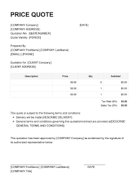 47 Professional Quote Templates 100 Free Download Á… Templatelab