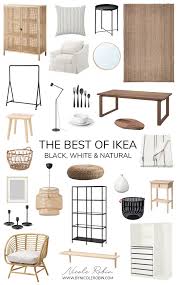 Designing your own home can be an exciting project, and you might be full of enthusiasm to get started. The Best Of Ikea Black White Natural Pieces That Look Expensive Home Decor Home Living Room House Interior