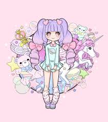 44+ anime rainbow wallpaper on wallpapersafari. Kawaii Pastel Rainbow Anime Girl Anime Wallpaper Hd