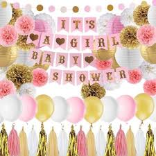 We offer a similar kit in pink too! Amazon Baby Shower Decorations For Girl Pink And Gold For 5 W Code Reg 19 99 Deals Finders Girl Baby Shower Decorations Girl Shower Decorations Baby Shower Party Decorations
