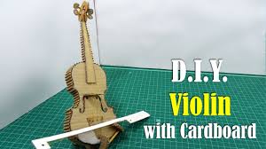 Slip the hair through the ferrule. Diy Violin With Cardboard Youtube