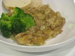 Butter 1 can cream of chicken or mushroom soup 1/2 c. Easy One Pan Chicken Dinner Recipe Delishably