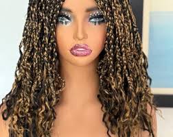 Knotless Braided Wigs Box Braids Braided Wigs for Black Women