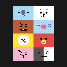 Check Out This Awesome Bt21 All In One Design On Teepublic Mini Canvas Art Easy Canvas Art Simple Canvas Paintings