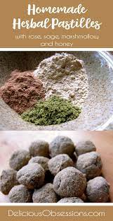 Homemade Herbal Pastilles With Rose Sage And Marshmallow Delicious Obsessions Real Food Gluten Free Paleo Recipes Natural Living Info Recipe Real Food Recipes Herbalism Paleo Recipes
