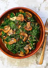 Sauteed Power Greens And Mushrooms Recipe Kale Recipes Sauteed Greens Recipe Vegetable Recipes