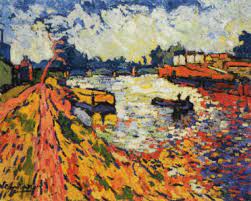 Maybe you would like to learn more about one of these? The Seine At Chatou By Maurice De Vlaminck 1876 1958 France Georges Braque Artwork Henri Matisse