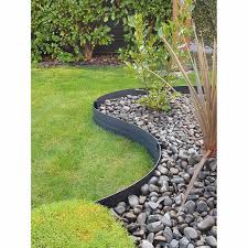 Cirtex Terrace Board Garden Landscape Edging 12m Black Garden Edging Concrete Garden Metal Garden Edging