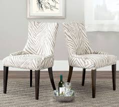 A Dining Chairs With Zebra Animal Accent Gray Dining Chairs Zebra Dining Room Chairs Dining Chairs