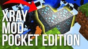 How To Use An X Ray Mod In Minecraft Pocket Edition Youtube
