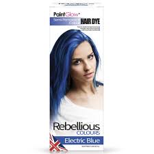 Like no visible spots that look more pigmented than another. Paint Glow Rebellious Semi Permanent Hair Dye Electric Blue 70ml