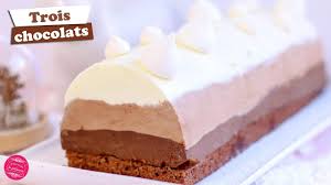 Buche De Noel 3 Chocolats Dessert Noel Facile Idee Dessert Noel Recette Dessert Noel