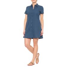 Eddie Bauer Linen Rayon Shirtdress Short Sleeve For Women In 2020 Shirt Dress Eddie Bauer Linen Shirt Dress
