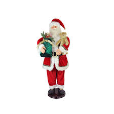Claus trope as used in popular culture. Northlight 60 In Christmas Deluxe Traditional Animated And Musical Dancing Santa Claus Figure 32265441 The Home Depot