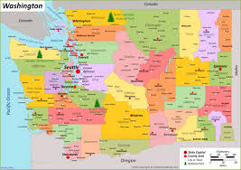 Visitor attractions such as cascade. Washington State Maps Usa Maps Of Washington Wa