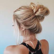 Some of them are arranged in a messy flower form bun that has some wavy portions and knots that form the flower shape. Pin On Hair