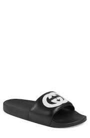 Men S Gucci Pursuit Logo Slide Sandal Size 6 5us Black The Fashionisto We've got gucci footwear starting at $300 and plenty of other footwear. men s gucci pursuit logo slide sandal size 6 5us black