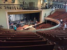 inside of ryman sit in balcony the seat to see all picture