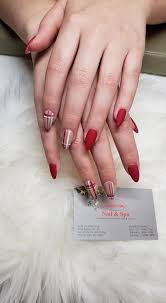 80 beautiful winter outfit ideas to keep warm and stylish. Simple Christmas Nails Blossom Nail Spa Facebook