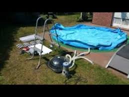 Bestway Pool Aufbauen Bestway Steel Pro Youtube